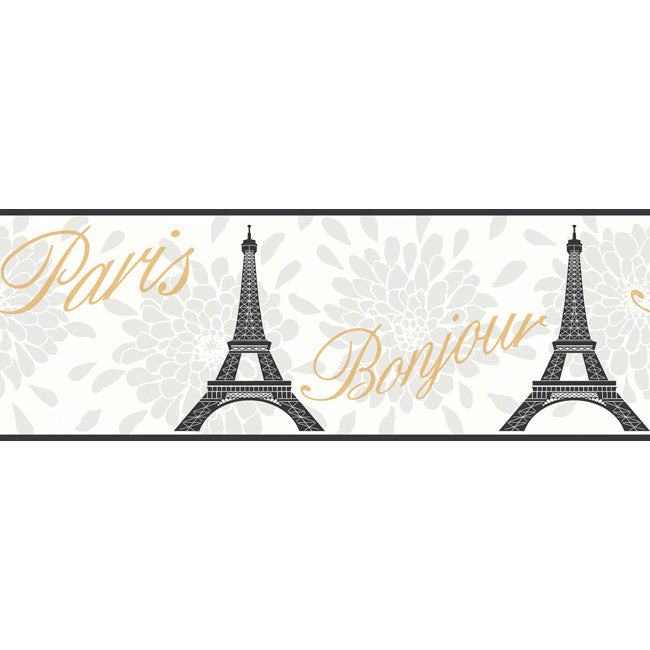 York Wallpaper KS2266B Cool Kids Paris Border