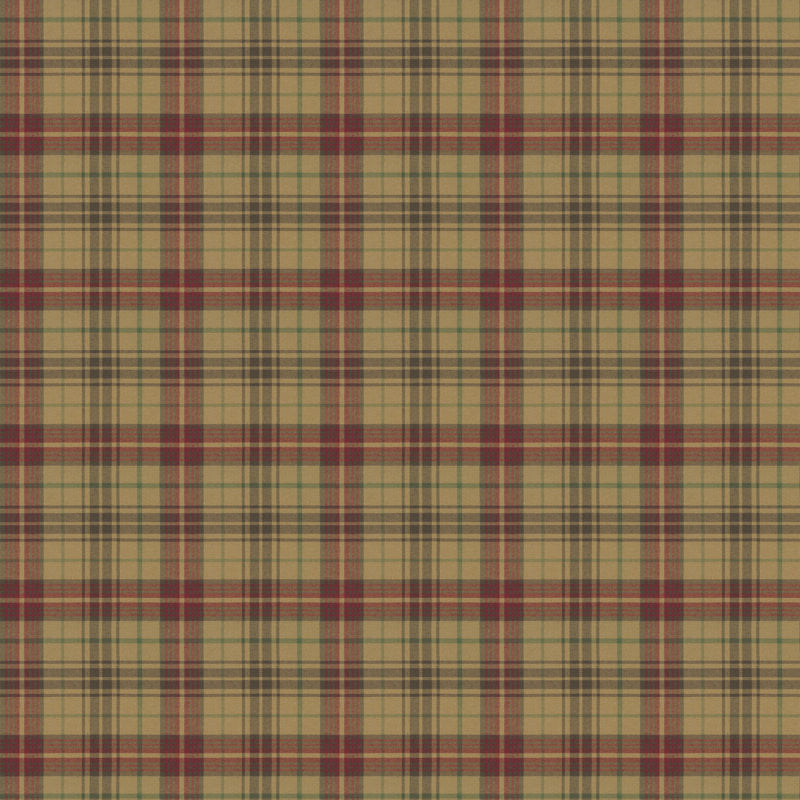 Ralph Lauren Fabric LCF13564F Kensington Tartan Tan