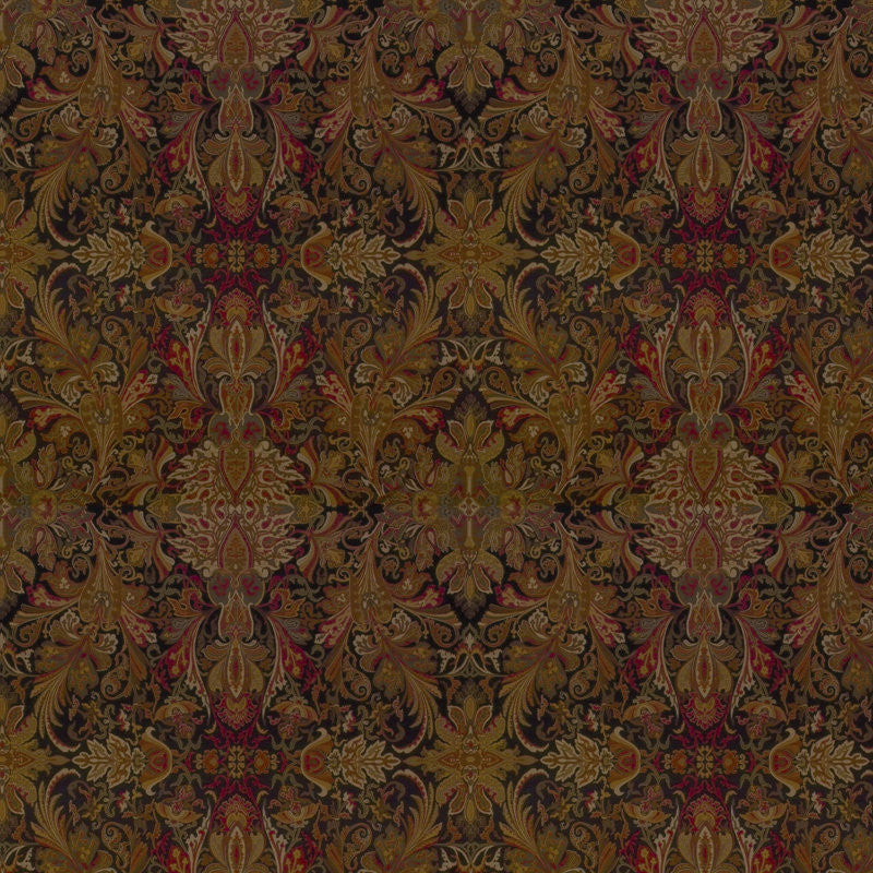 Ralph Lauren Fabric LCF14442F Lakota Paisley Charcoal