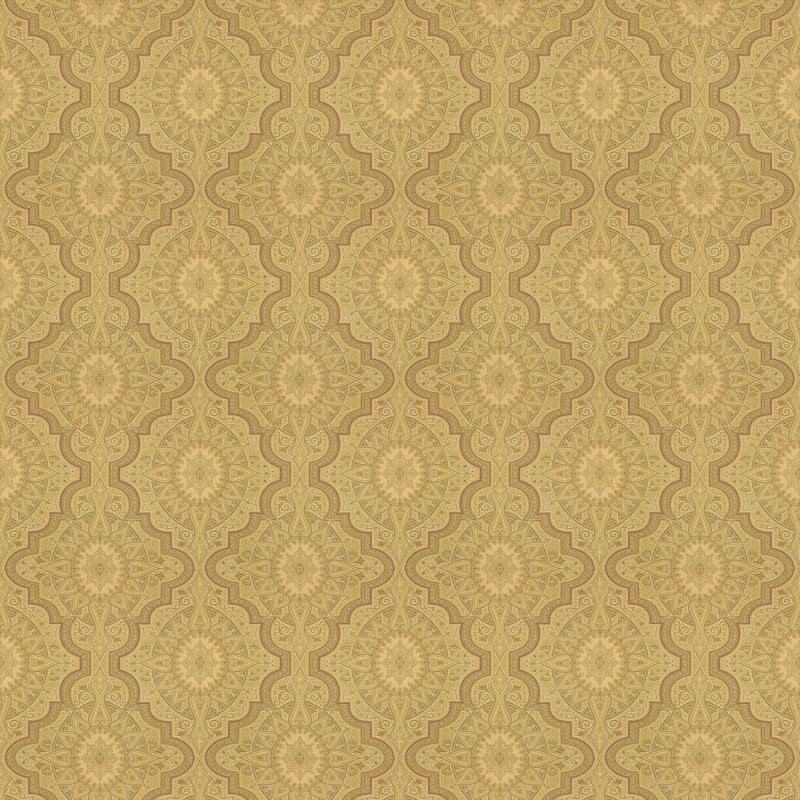 Ralph Lauren Fabric LCF18362F Moghul Paisley Champagne