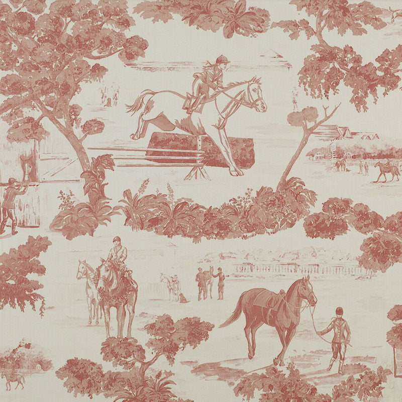 Ralph Lauren Fabric LCF18840F And They're Off Toil Pink/Cream
