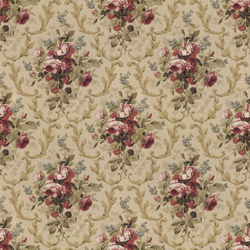 Ralph Lauren Fabric LCF19731F Cottage Rose Tea Rose