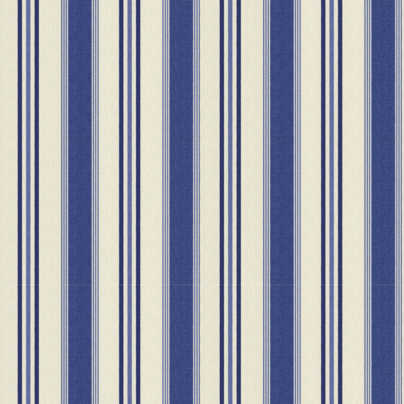 Ralph Lauren Fabric LCF20854F Highrock Stripe Blue/Cream