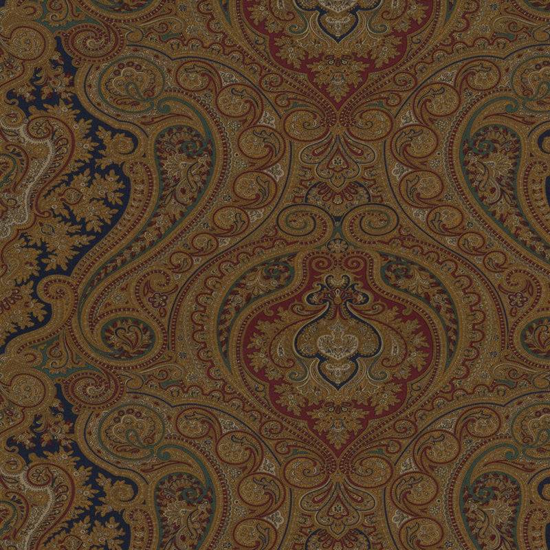 Ralph Lauren Fabric LCF22091F Ashbourne Paisley Navy/Hunter