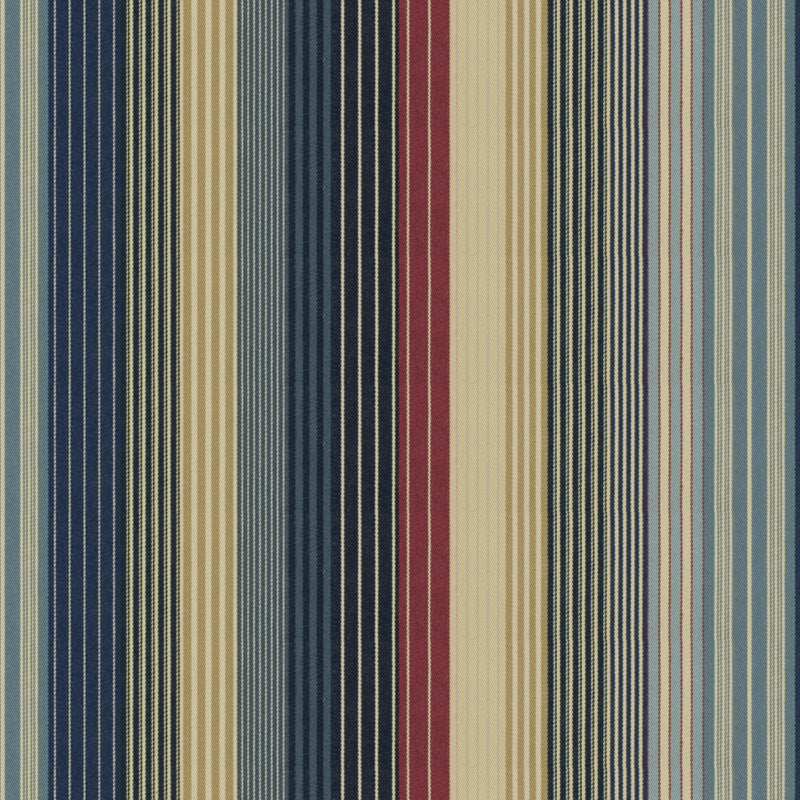 Ralph Lauren Fabric LCF24304F Mountain Lake Stripe Blue