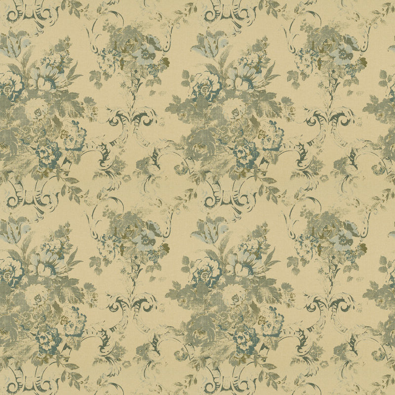 Ralph Lauren Fabric LCF24340F Brianna Floral Blue