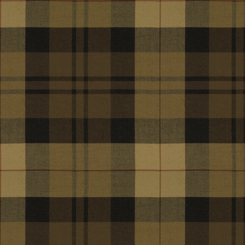 Ralph Lauren Fabric LCF29709F Kensall Plaid Chestnut/Onyx