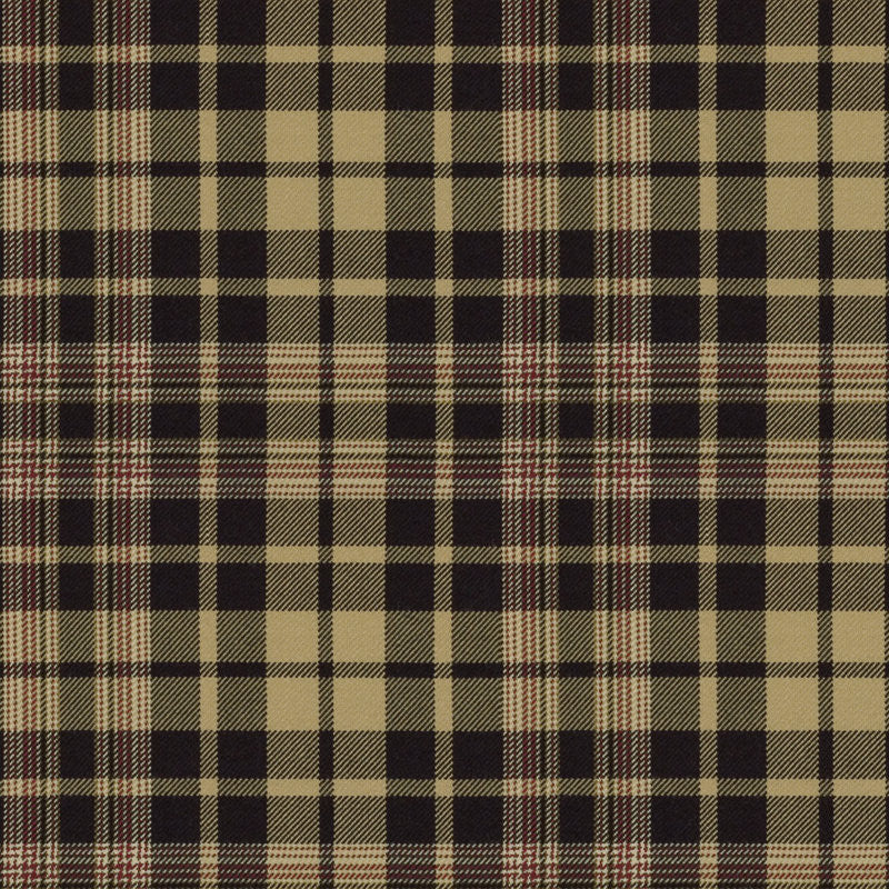Ralph Lauren Fabric LCF29710F Upton Tartan Onyx