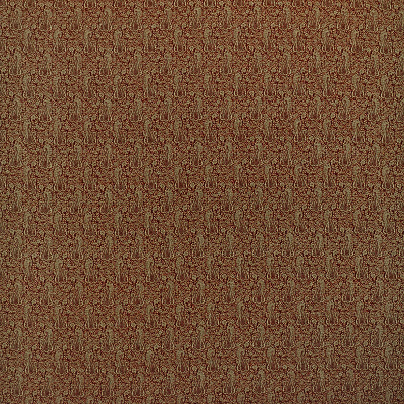 Ralph Lauren Fabric LCF40135F Ankara Paisley Pomegranate
