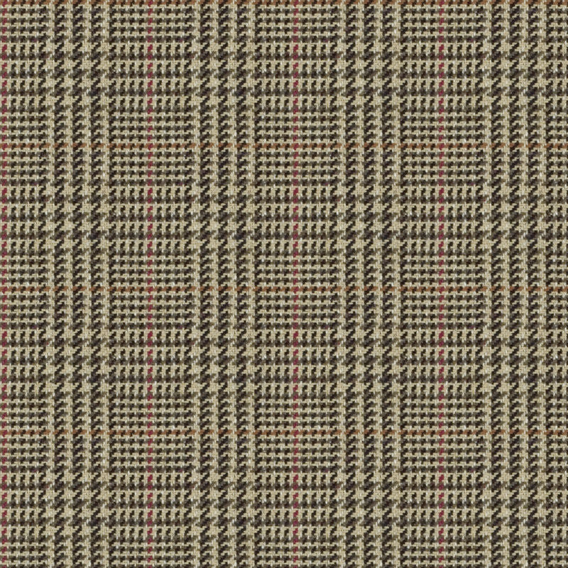 Ralph Lauren Fabric LCF40693F Foxberry Plaid Charcoal