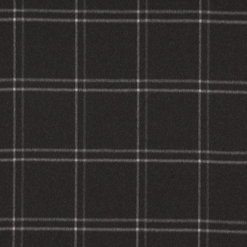 Ralph Lauren Fabric LCF64444F Harrison Tattersal Charcoal