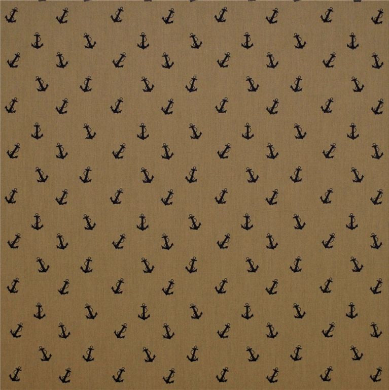 Ralph Lauren Fabric LCF64792F Upper Deck Embroidery Hemp
