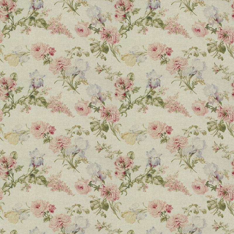 Ralph Lauren Fabric LFY12467F Therese Floral White