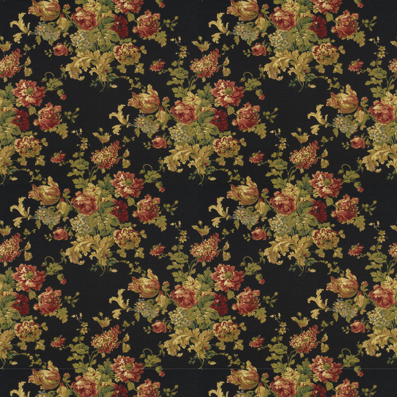 Ralph Lauren Fabric LFY17219F Sussex Gardens Black