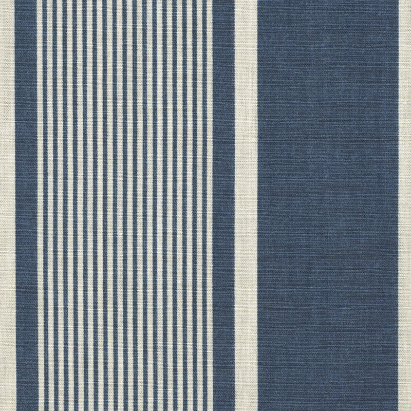 Ralph Lauren Fabric LFY21850F Atlantic Stripe Indigo