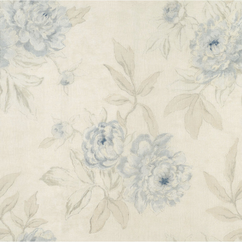 Ralph Lauren Fabric LFY50120F Moonbeach Fl Sheer Celestial Blue