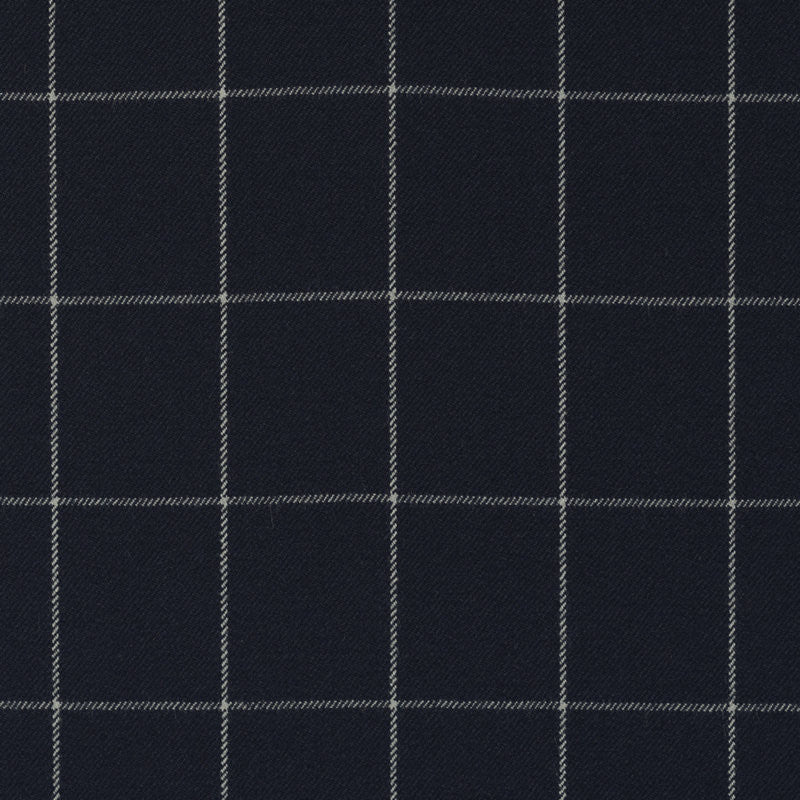 Ralph Lauren Fabric LFY62100F Clifton Tattersal Navy