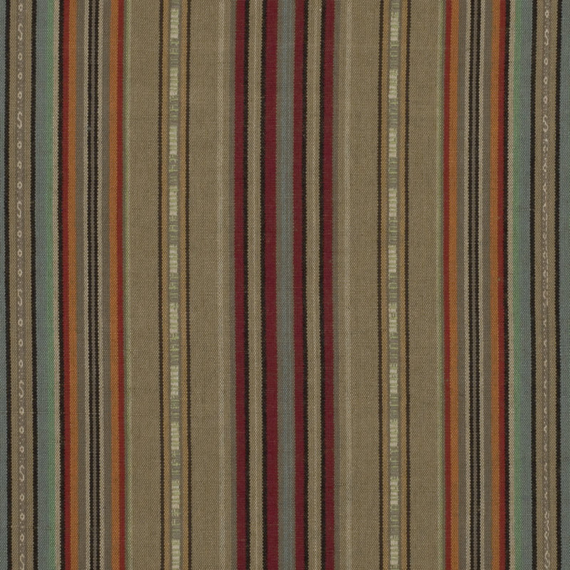 Ralph Lauren Fabric LFY64165F Arroyo Stripe Standing Rainbow