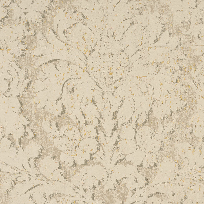 Ralph Lauren Wallpaper LWP40865W Artemesia Damask Linen Linen