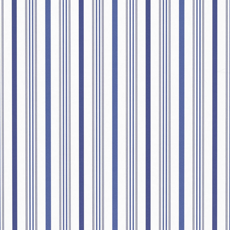 Ralph Lauren Wallpaper LWP60760W Saville Stripe Indigo