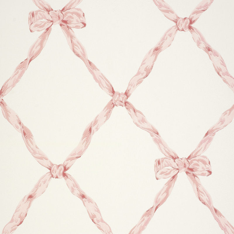 Ralph Lauren Wallpaper LWP62212W Matilda Ribbon Trell Blush
