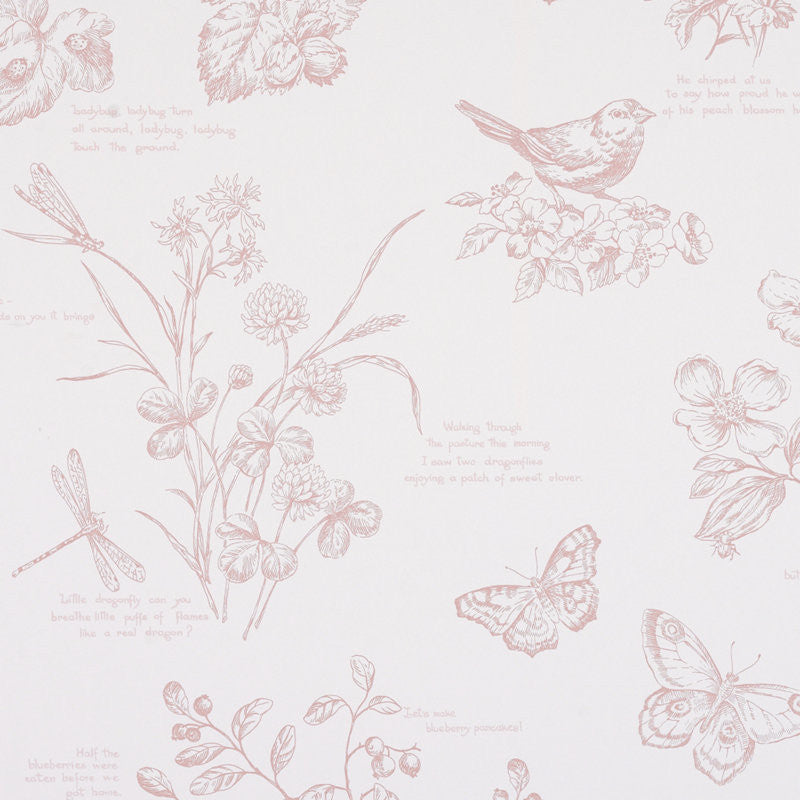 Ralph Lauren Wallpaper LWP62214W Nature Study Toile Blossom