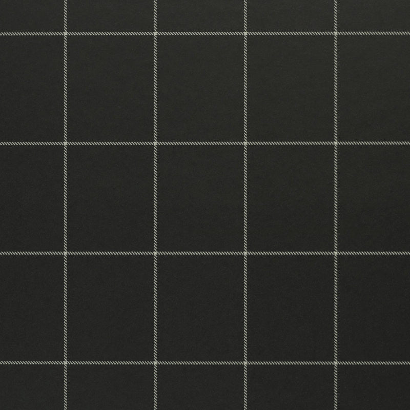 Ralph Lauren Wallpaper LWP62716W Clifton Tattersal Jet