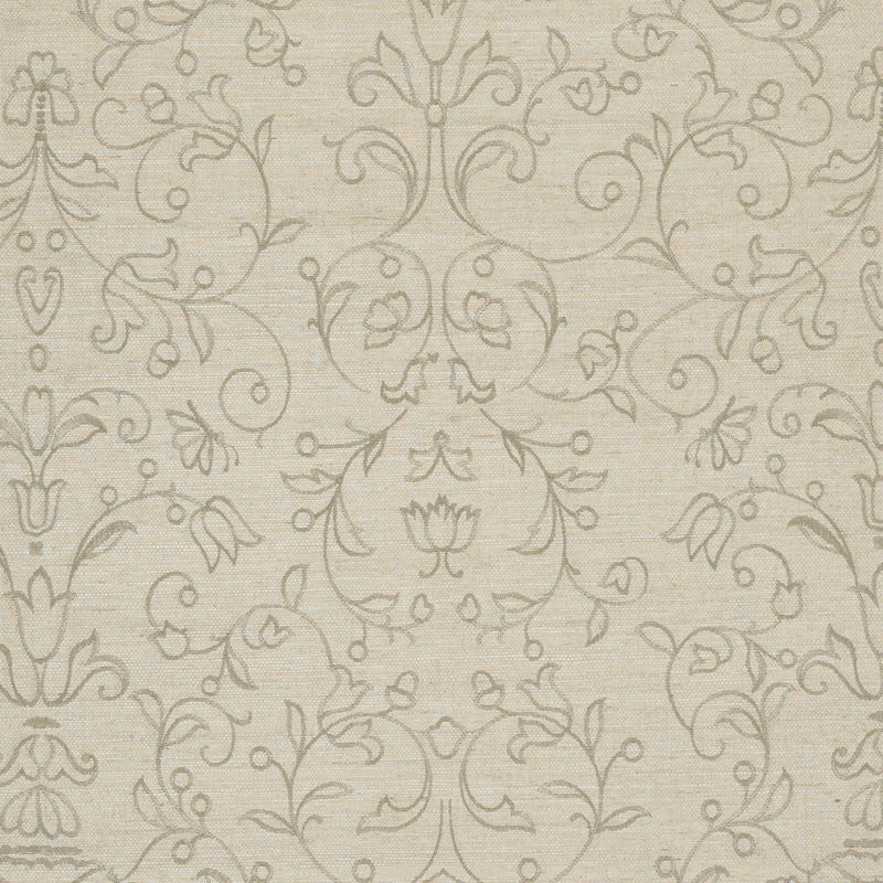 Ralph Lauren Wallpaper LWP64399W Great Chamber Embroidery Oyster