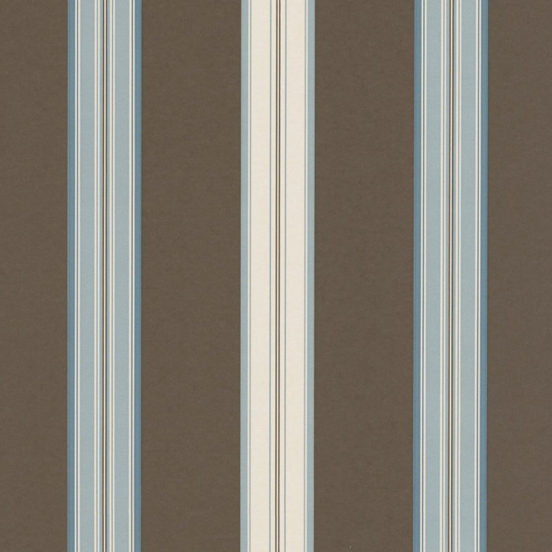 Ralph Lauren Wallpaper LWP65716W Dunston Stripe Cerulean
