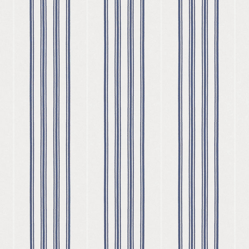 Ralph Lauren Wallpaper LWP65722W Palatine Stripe Porcelain Blue