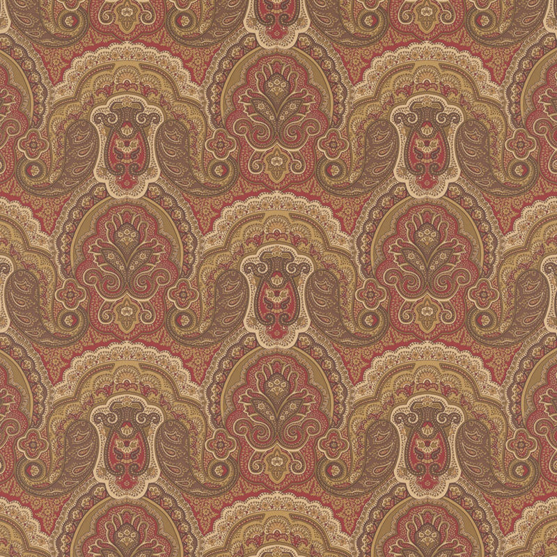 Ralph Lauren Wallpaper LWP65732W Crayford Paisley Cordovan