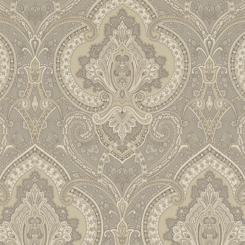 Ralph Lauren Wallpaper LWP65736W Castlehead Paisley Pewter