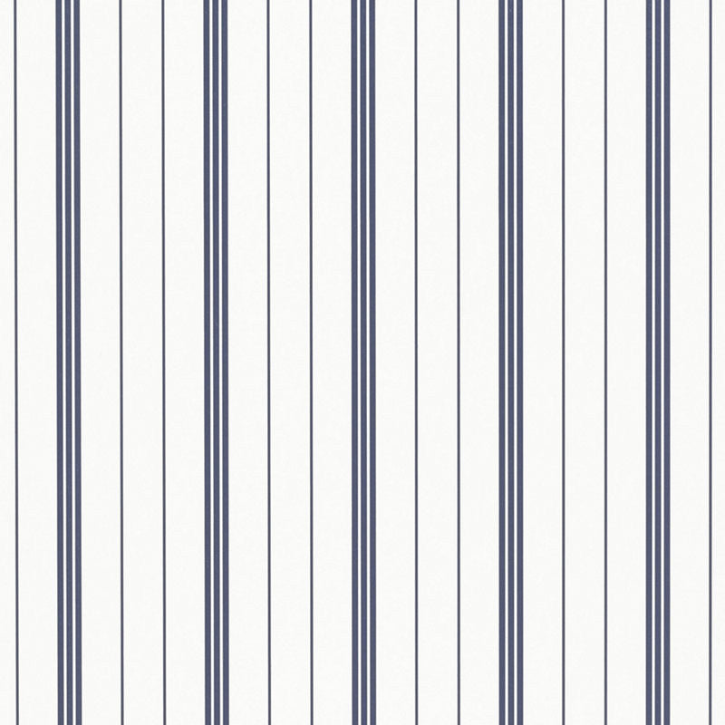 Ralph Lauren Wallpaper LWP66198W Trevor Stripe Navy