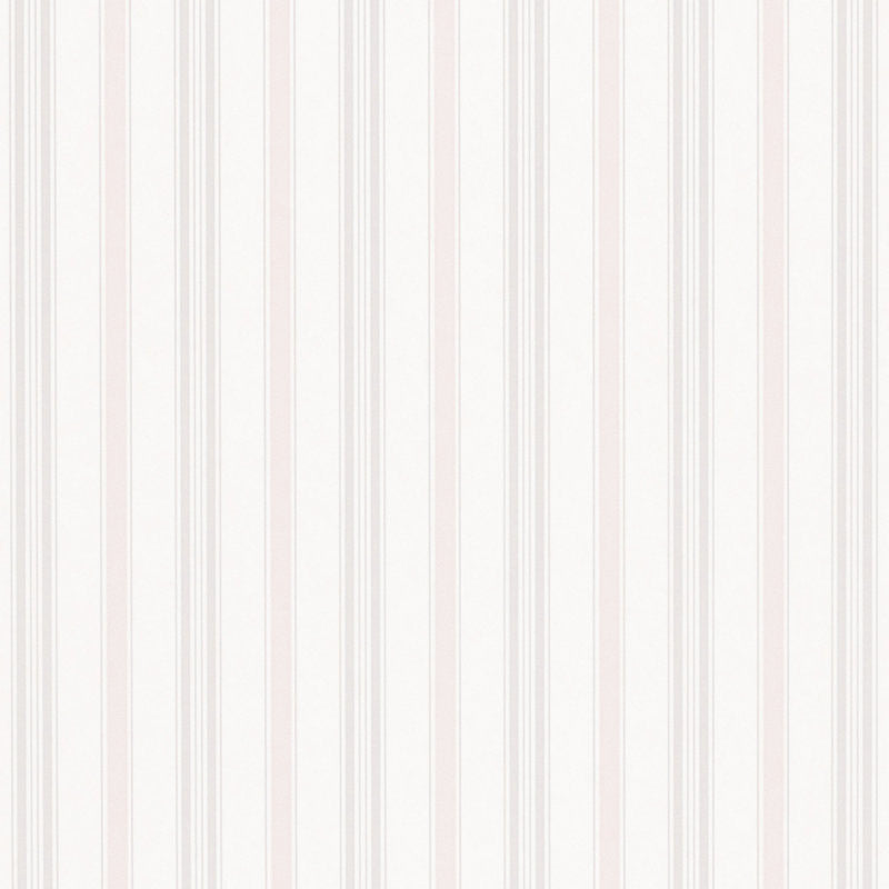 Ralph Lauren Wallpaper LWP66202W Basil Stripe Pastel Pink