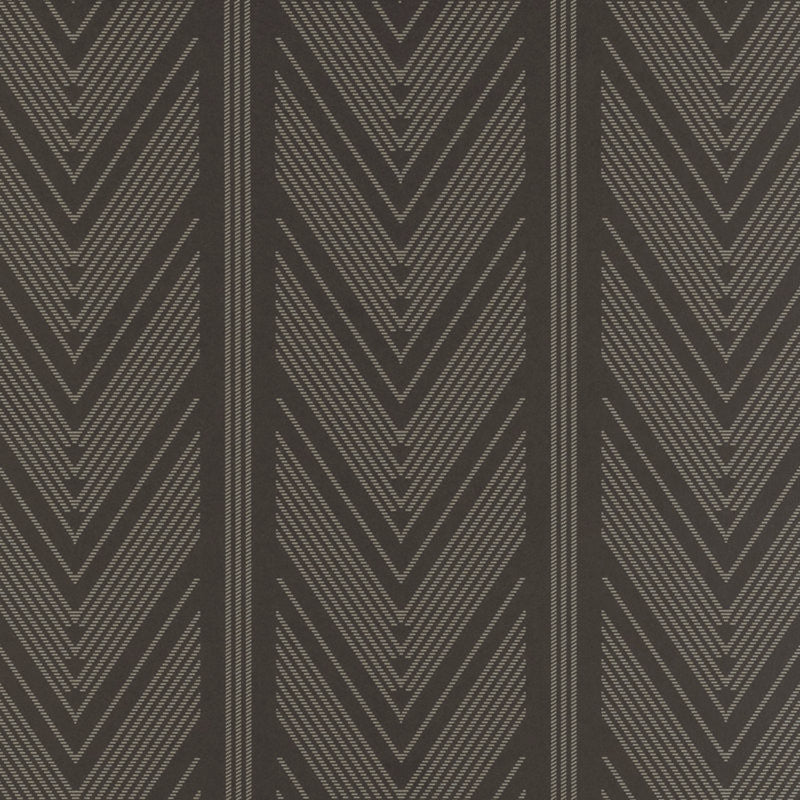 Ralph Lauren Wallpaper LWP66212W Onyx Club Stripe Black