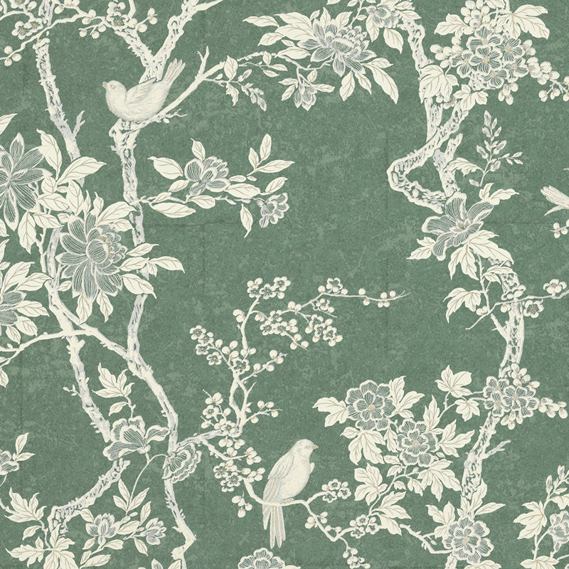 Ralph Lauren Wallpaper LWP66515W Marlowe Floral Sage