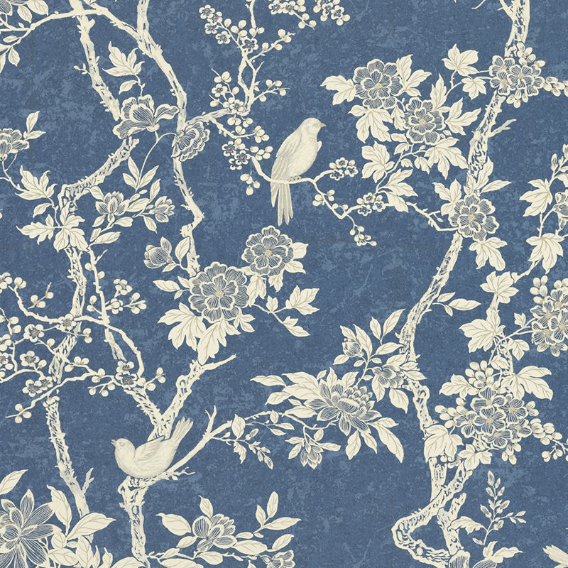Ralph Lauren Wallpaper LWP66516W Marlowe Floral Cornflower
