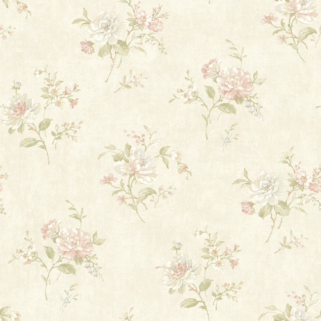 York NK2008 Nantucket Floral Bouquet Wallpaper