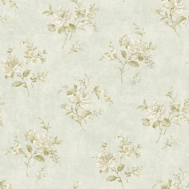 York NK2010 Nantucket Floral Bouquet Wallpaper