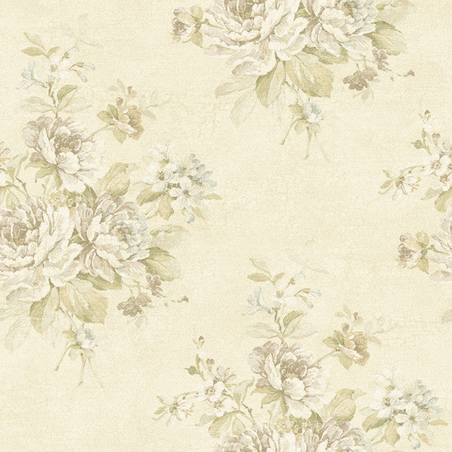 York NK2026 Nantucket Bouquet Wallpaper