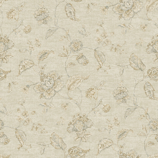 York NK2067 Nantucket Jacobean Trail Wallpaper