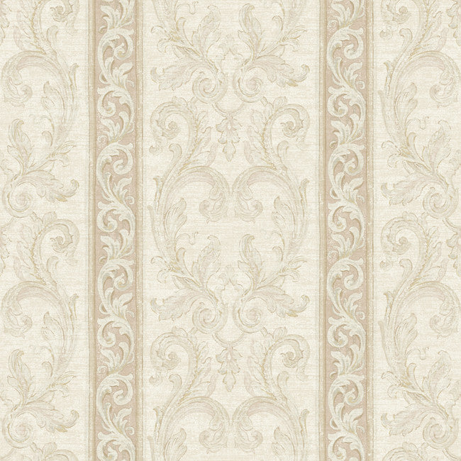 York NK2073 Nantucket Jacobean Stripe Wallpaper
