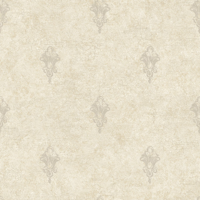 York NK2095 Nantucket Ornamental Toile Spot Wallpaper