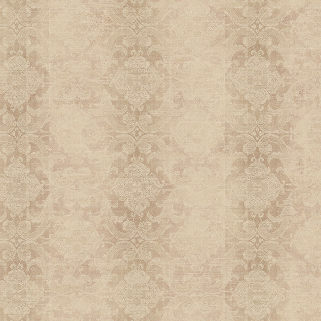 York NK2117 Nantucket Woven Damask W/Stripe Wallpaper