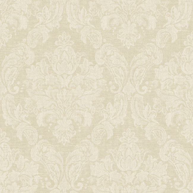 York NK2142 Nantucket Damask Wallpaper