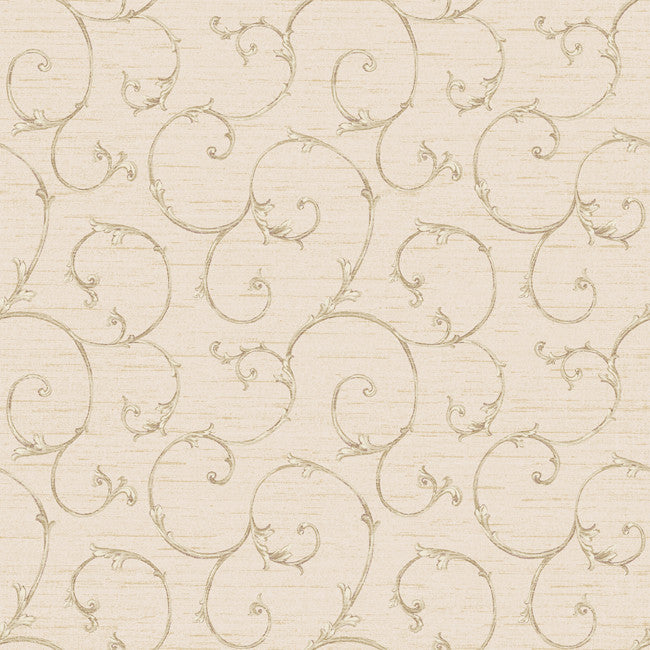 York NK2153 Nantucket Small Decorative Scroll Wallpaper