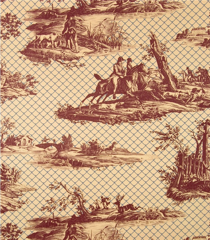 Lee Jofa Wallpaper P2002002.510 Lj Lj La Chasse A Jou Aubergi