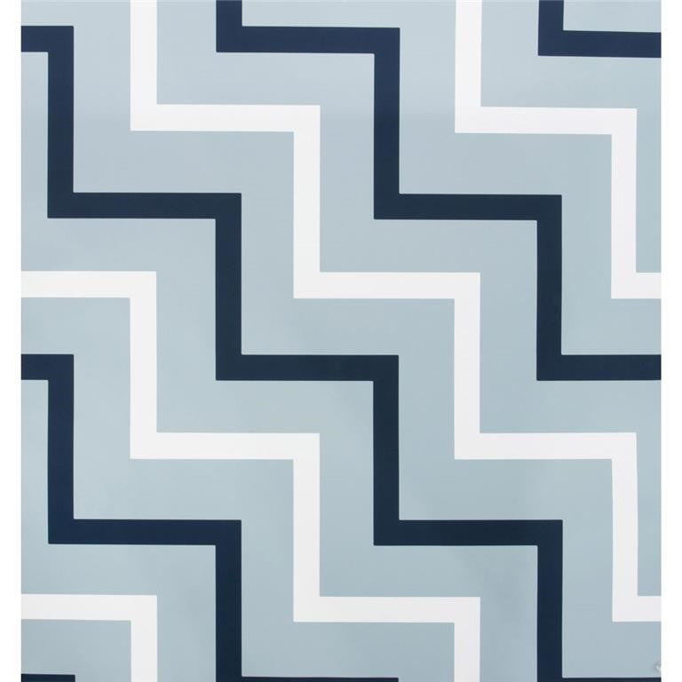 Lee Jofa Wallpaper P2013105.150 Zig Zag Paper Navy/White