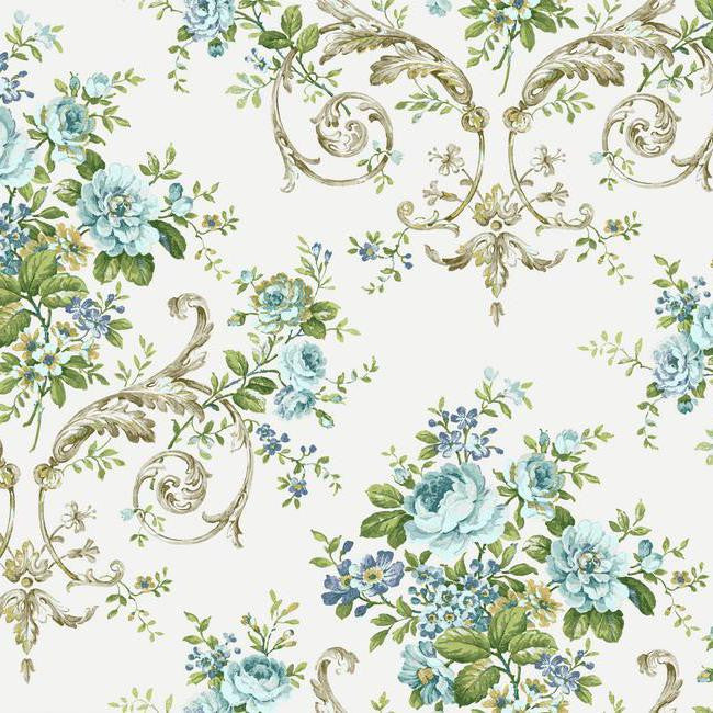 York Wallpaper PN0402 Neoclassic Floral