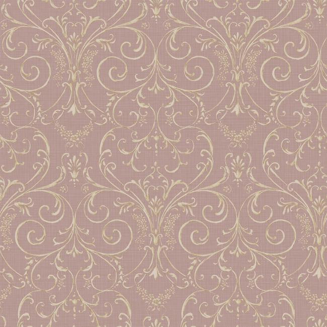 York Wallpaper PN0419 Scroll Damask